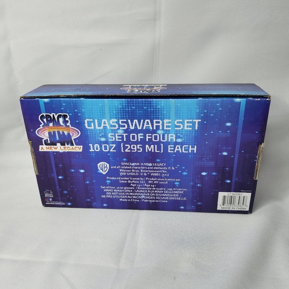 SPACE JAM New Legacy Glassware set for four 10oz each - Picture 4 of 5